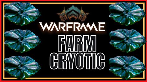 Here's a guide on the best locations to farm every resource in Warframe, builds included Refer to timestamps for the resource you're looking for --Timestam. . Warframe cryotic farm